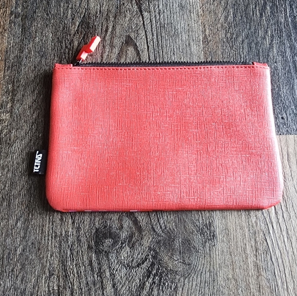 Ipsy Glam Bag June 2019 Red Pink Tetris Makeup Bag - Picture 2 of 3